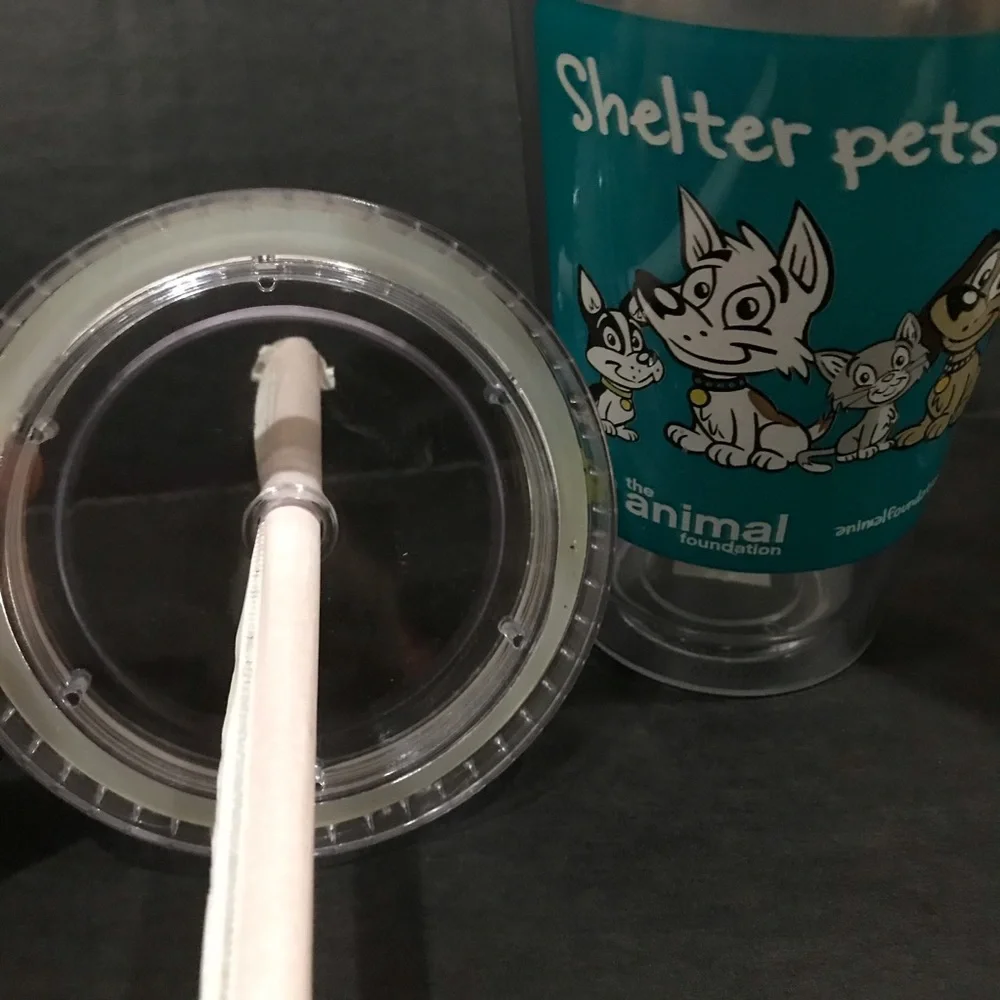 Shelter Pets Rock Set of 2 Travel Tumblers NEW 16oz Beverage Drink Dogs Cats